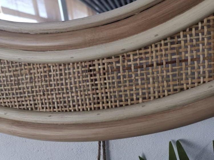 Takuta Rattan & Cane Wall Mirror