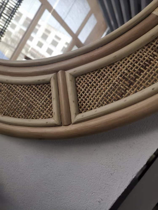 Takuta Rattan & Cane Wall Mirror