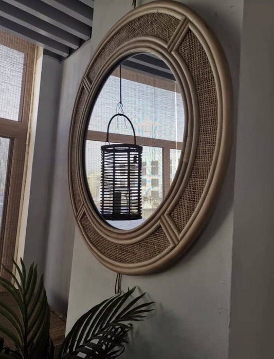 Takuta Rattan & Cane Wall Mirror